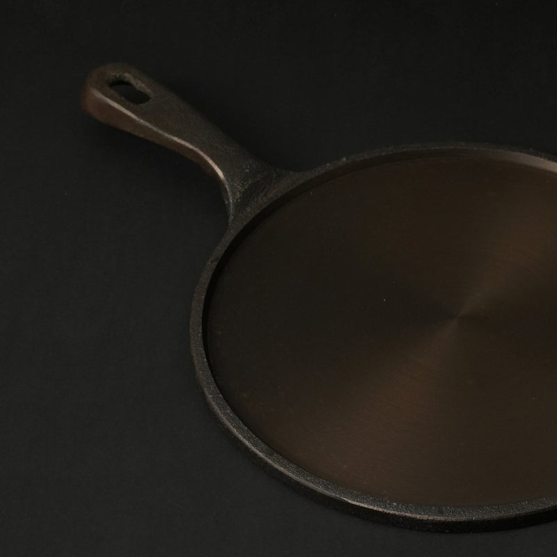 Super Smooth Handmade Cast Iron Roti Tawa | Verified Sustainable Cookware on Brown Living™