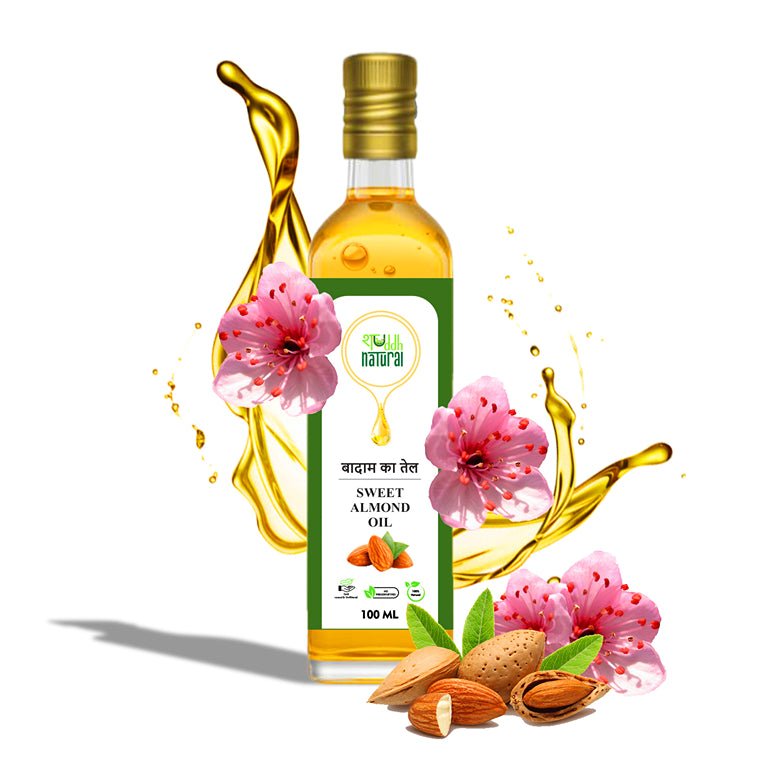 Sweet Almond oil | Wood Pressed | Baby Massage Oil | 100ml | Badaam Tel | Verified Sustainable Cooking Oils on Brown Living™