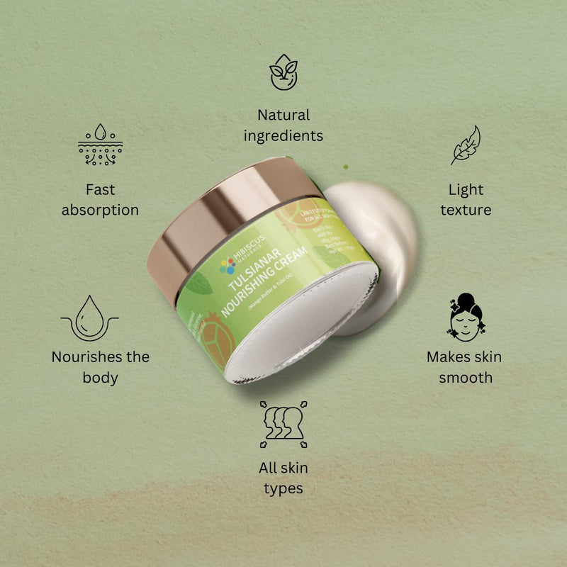 Tulsianar Nourishing Cream with Pomegranate and Tulsi | Verified Sustainable Body Lotion on Brown Living™