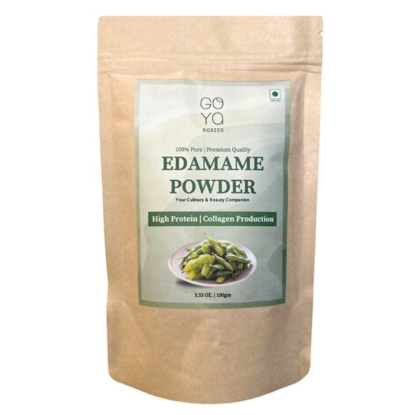 Vegan Edamame Powder - 100gm | Plant - based Superfood | Verified Sustainable Powder Drink Mixes on Brown Living™