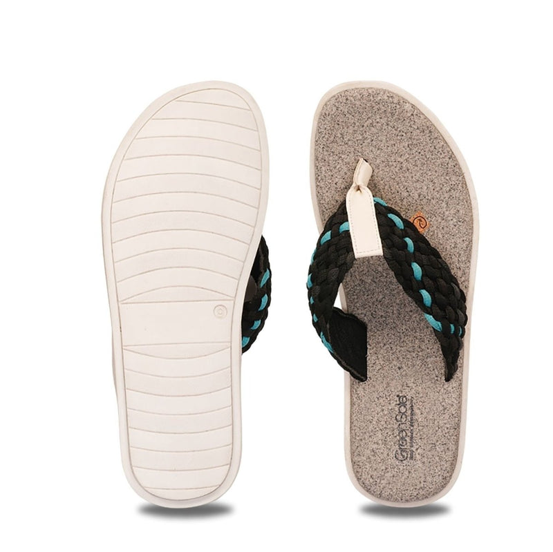 Zen Weaves Men's Vegan Flip Flops | Verified Sustainable Mens Slipons on Brown Living™