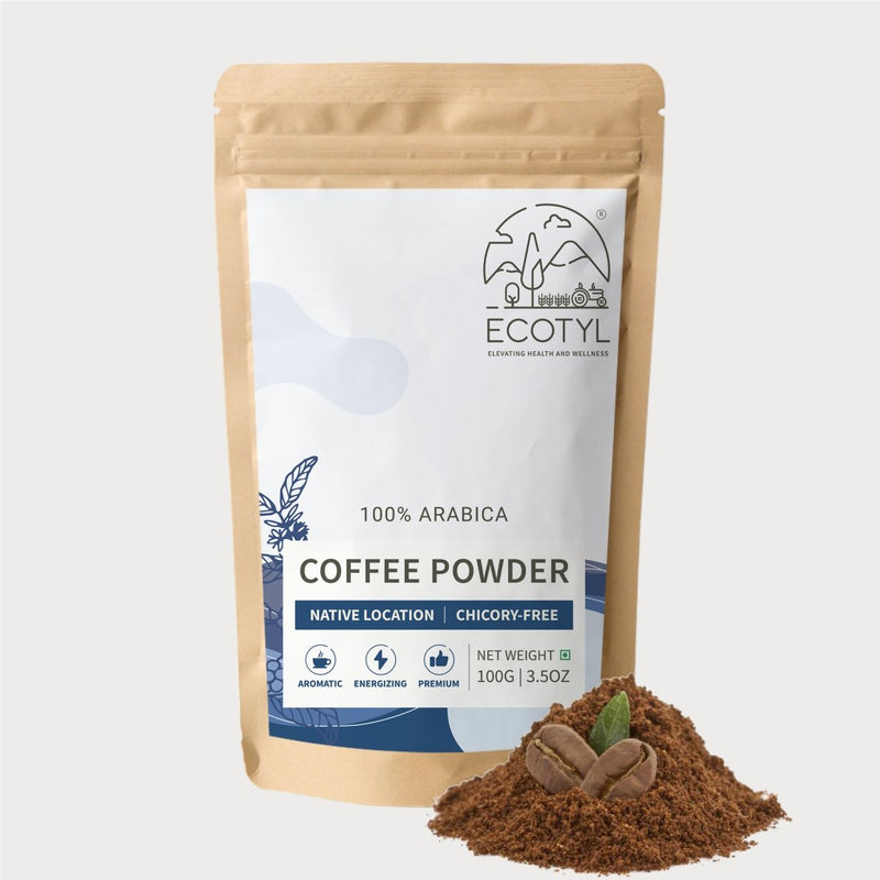 Buy 100% Arabica Coffee Powder-100g | Strong Flavour & Rich Aroma | Shop Verified Sustainable Coffee on Brown Living™