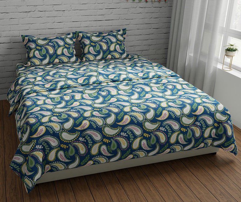 Buy 100% Pure Cotton Paisley Pillow Covers | Shop Verified Sustainable Bed Linens on Brown Living™