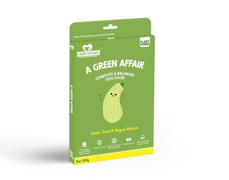 Buy A Green Affair | 100 gram pack of 3 | Shop Verified Sustainable Pet Food on Brown Living™