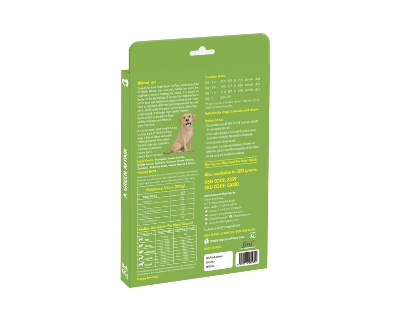 Buy A Green Affair | 100 gram pack of 3 | Shop Verified Sustainable Pet Food on Brown Living™