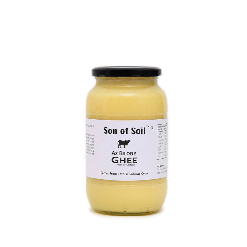 Buy A2 Bilona Ghee - Hand Churned from Curd | 1000 ml | Shop Verified Sustainable Ghee on Brown Living™