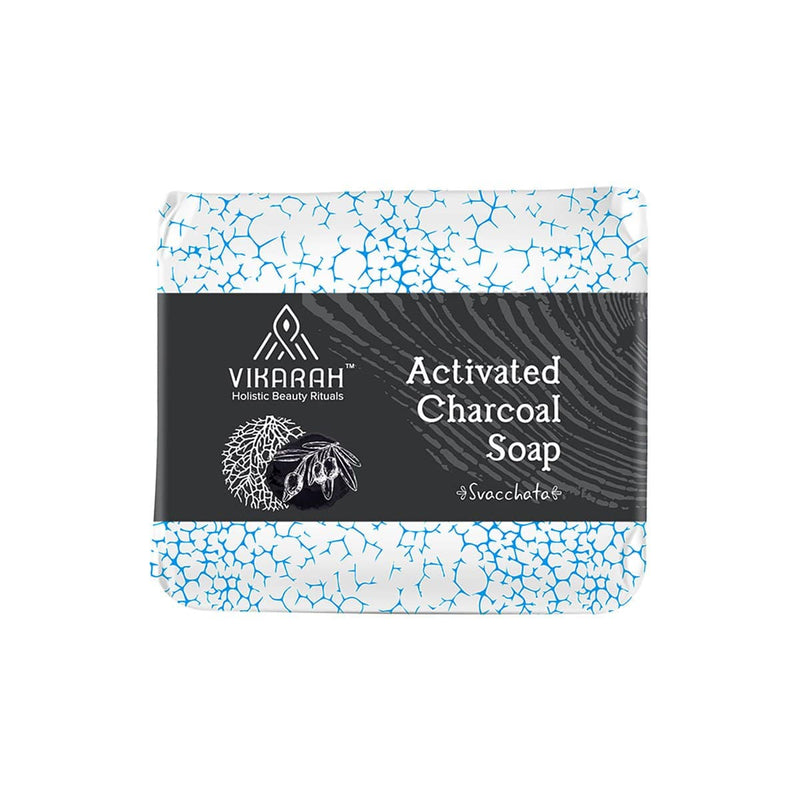 Buy Activated Charcoal Soap | For Vata- Kapa Dosha | Shop Verified Sustainable Body Soap on Brown Living™