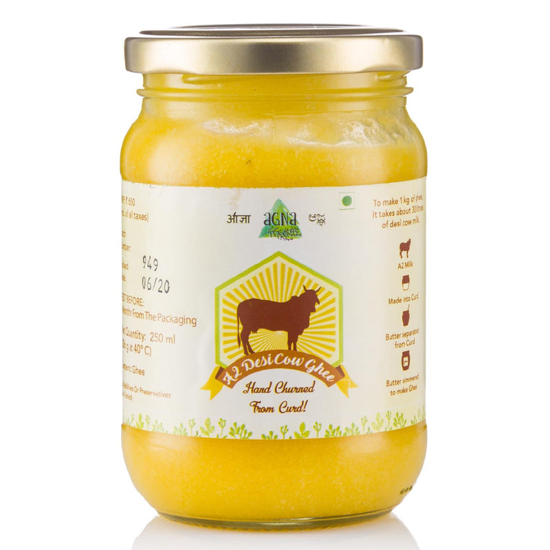 Agna A2 Desi Gir Cowghee- 500G | Verified Sustainable Ghee on Brown Living™