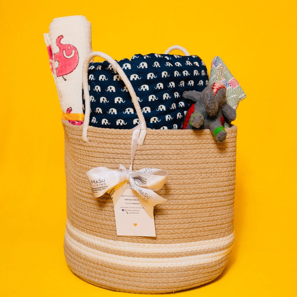 Buy Aloka Baby Hamper Haathi | Shop Verified Sustainable Gift Hampers on Brown Living™