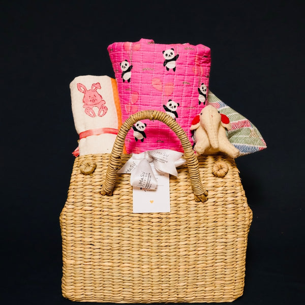 Buy Aloka Baby Hamper- Pandas | Shop Verified Sustainable Gift Hampers on Brown Living™