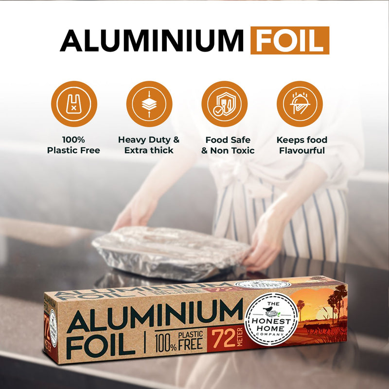 Aluminum Foil Food Wrap- 72 Meters | Premium Quality | Verified Sustainable Cooking & Baking Supplies on Brown Living™