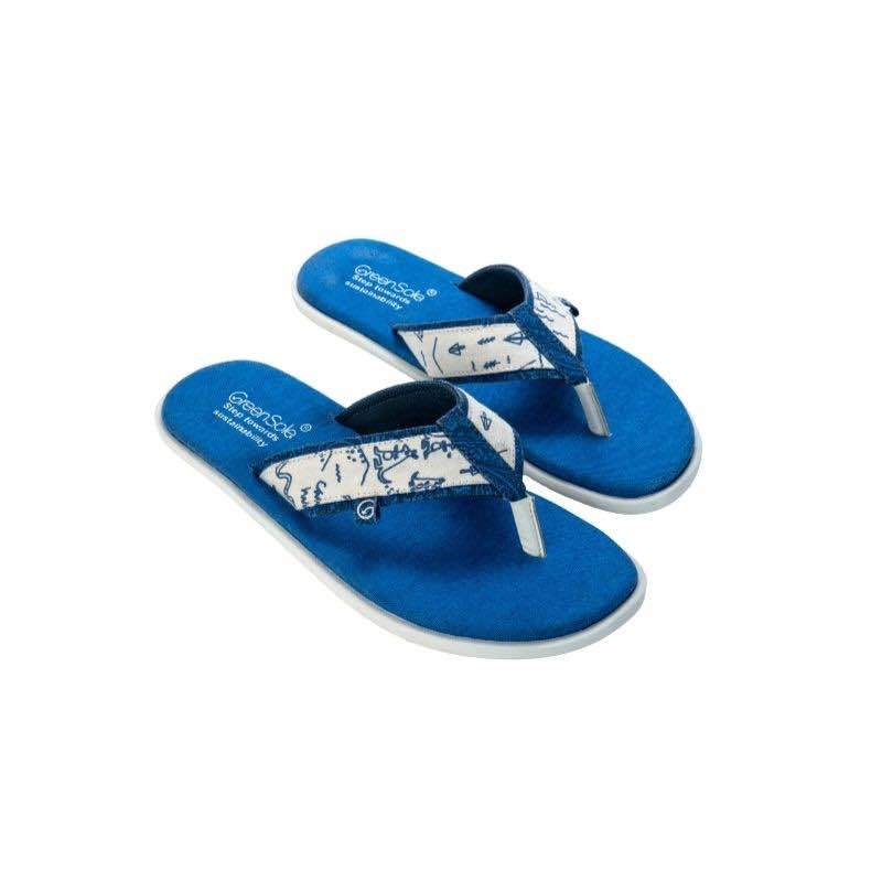 Buy Amaron Blue Sustainable and Vegan Flip Flops | Shop Verified Sustainable Mens Flip Flops on Brown Living™