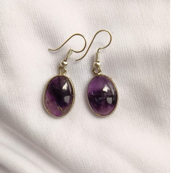 Buy Amethyst Earrings | Shop Verified Sustainable Womens Earrings on Brown Living™