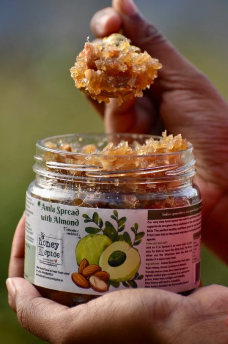 Amla Spread With Almonds- 350G | Verified Sustainable Jams & Spreads on Brown Living™