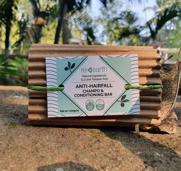 Buy Anti Hairfall Champu & Conditioner Bar | Shop Verified Sustainable Hair Shampoo Bar on Brown Living™