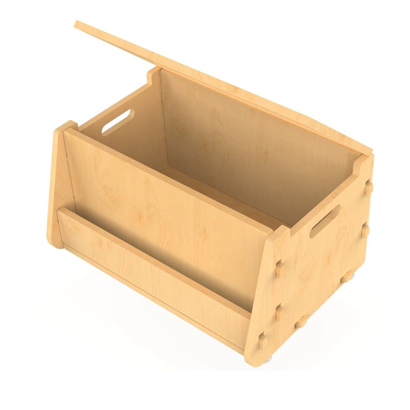 Buy Aqua Plum | Wooden Toy Chest | Shop Verified Sustainable Decor & Artefacts on Brown Living™