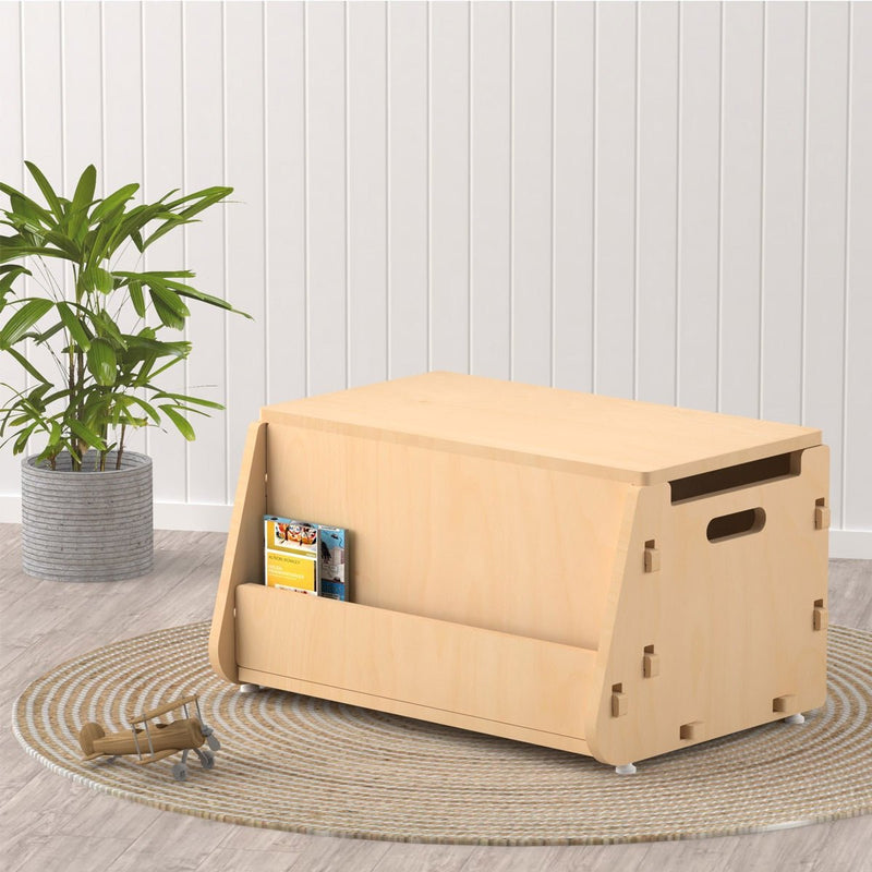 Buy Aqua Plum | Wooden Toy Chest | Shop Verified Sustainable Decor & Artefacts on Brown Living™