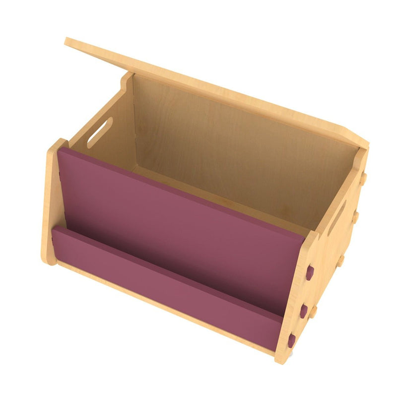 Buy Aqua Plum | Wooden Toy Chest | Shop Verified Sustainable Decor & Artefacts on Brown Living™