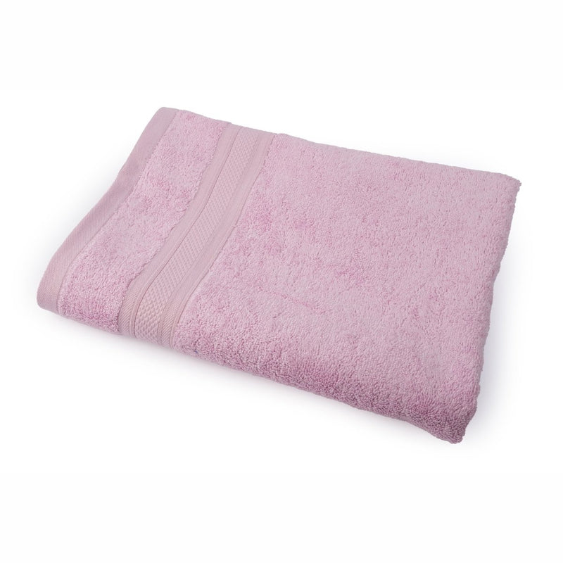 Buy Bamboo Cotton Bath Towels (single piece) Light Pink | Shop Verified Sustainable Bath Linens on Brown Living™