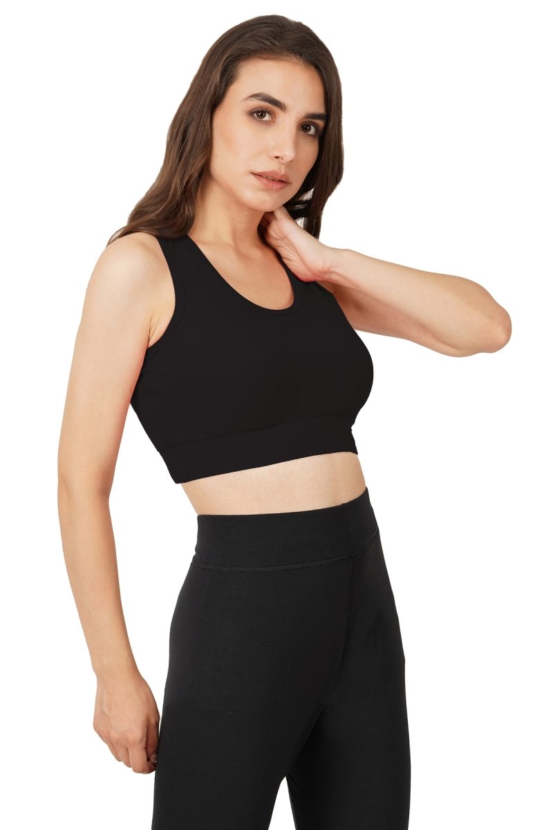 Buy Bamboo Fabric Sports Bra | Clean | Shop Verified Sustainable Womens Underwear on Brown Living™