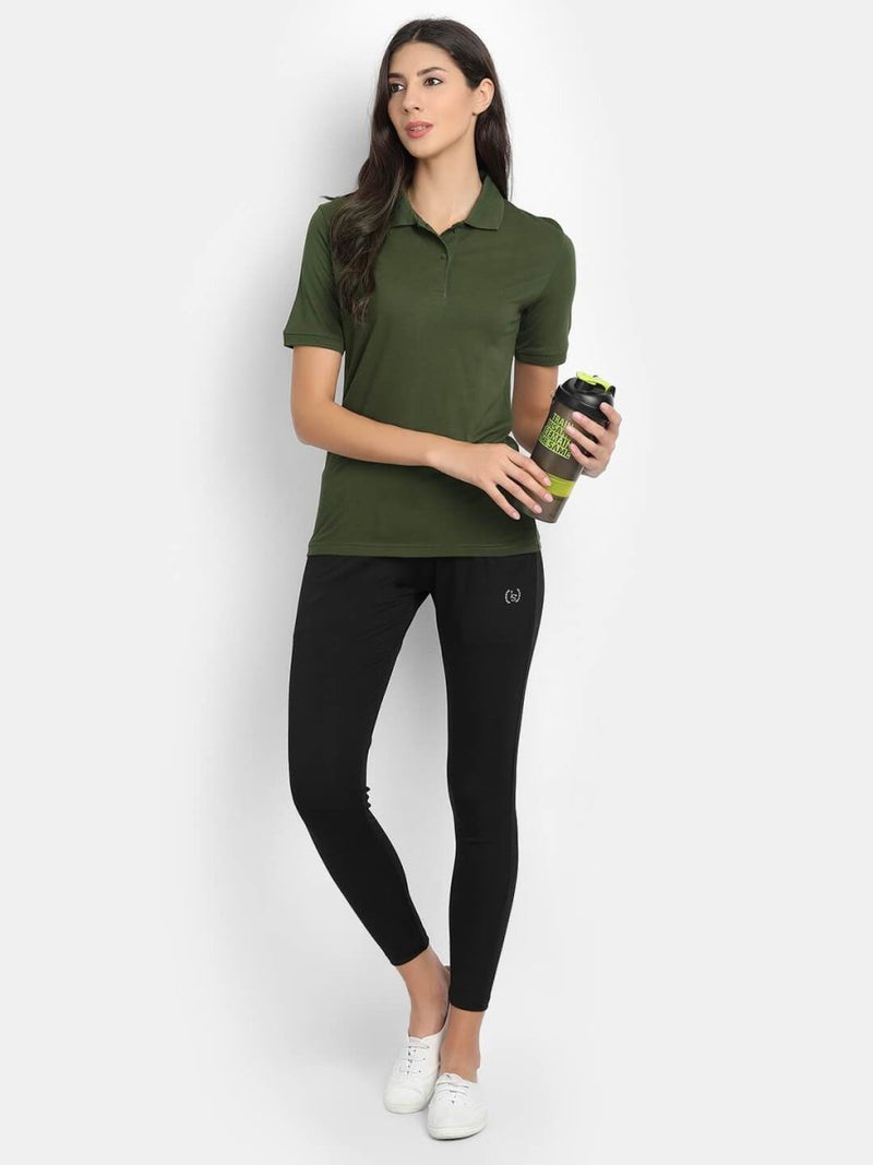 Buy Bamboo Fabric Women's Polo Shirt | Shop Verified Sustainable Womens T-Shirt on Brown Living™