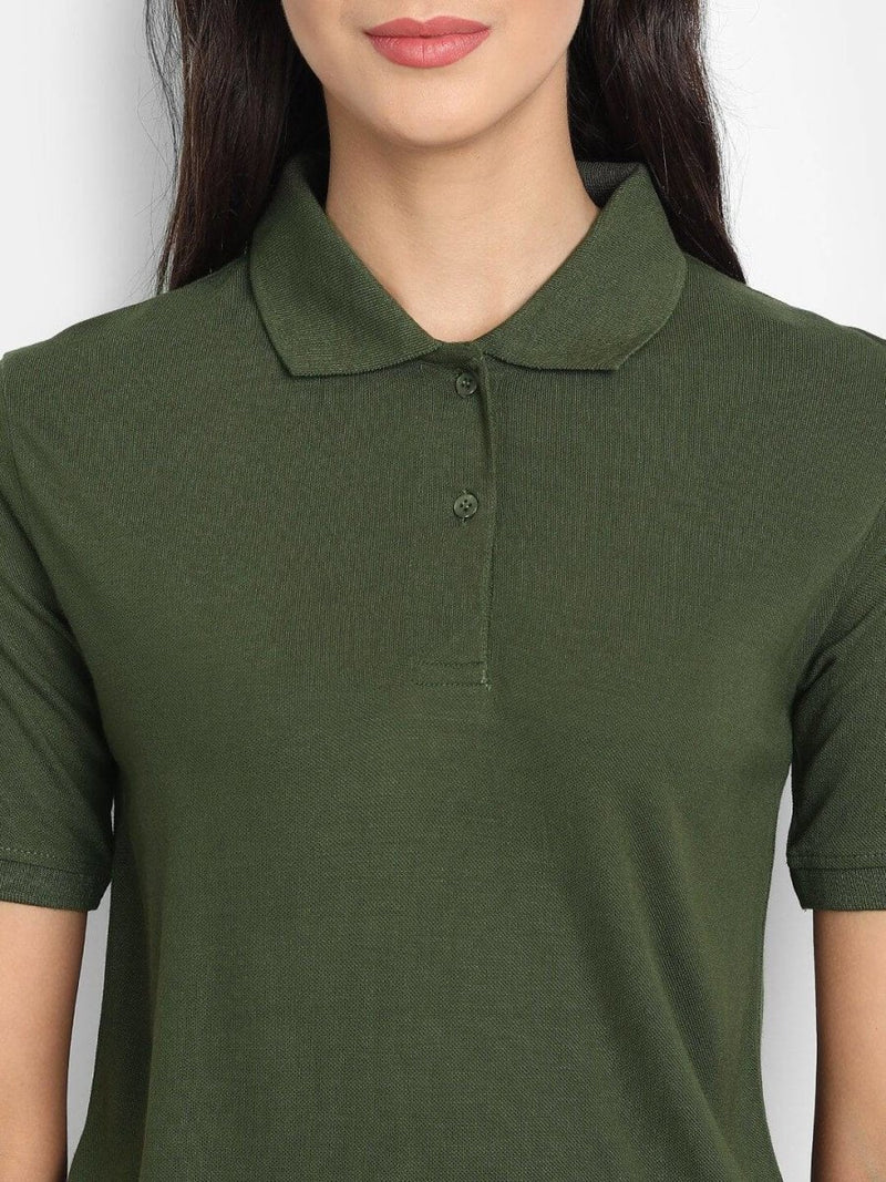 Buy Bamboo Fabric Women's Polo Shirt | Shop Verified Sustainable Womens T-Shirt on Brown Living™