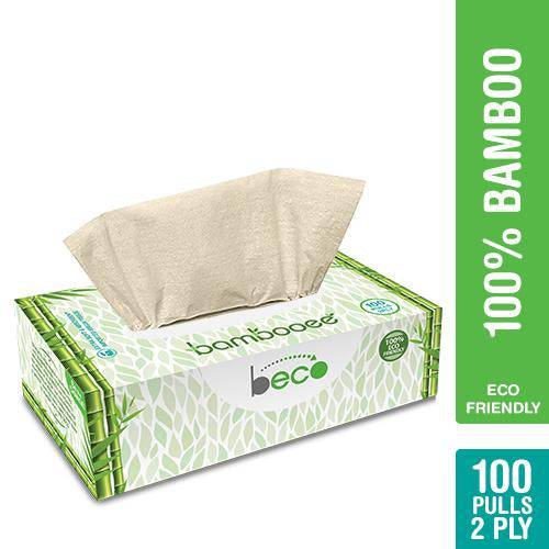 Buy Bambooee Eco-Friendly Facial Tissue Carbox - 400 Pulls | Shop Verified Sustainable Face Tissue on Brown Living™