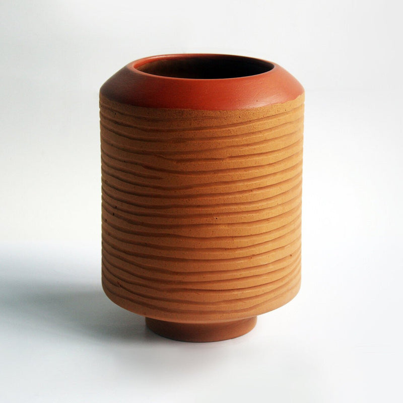 Buy Barrel Terracotta Planters Set of 3 (Large,Medium,Small) | Shop Verified Sustainable Products on Brown Living