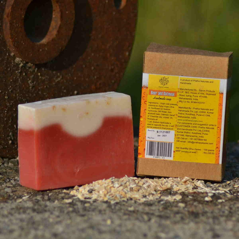 Buy Beer and Oatmeal | Cold Process Handmade Soap | Shop Verified Sustainable Body Soap on Brown Living™