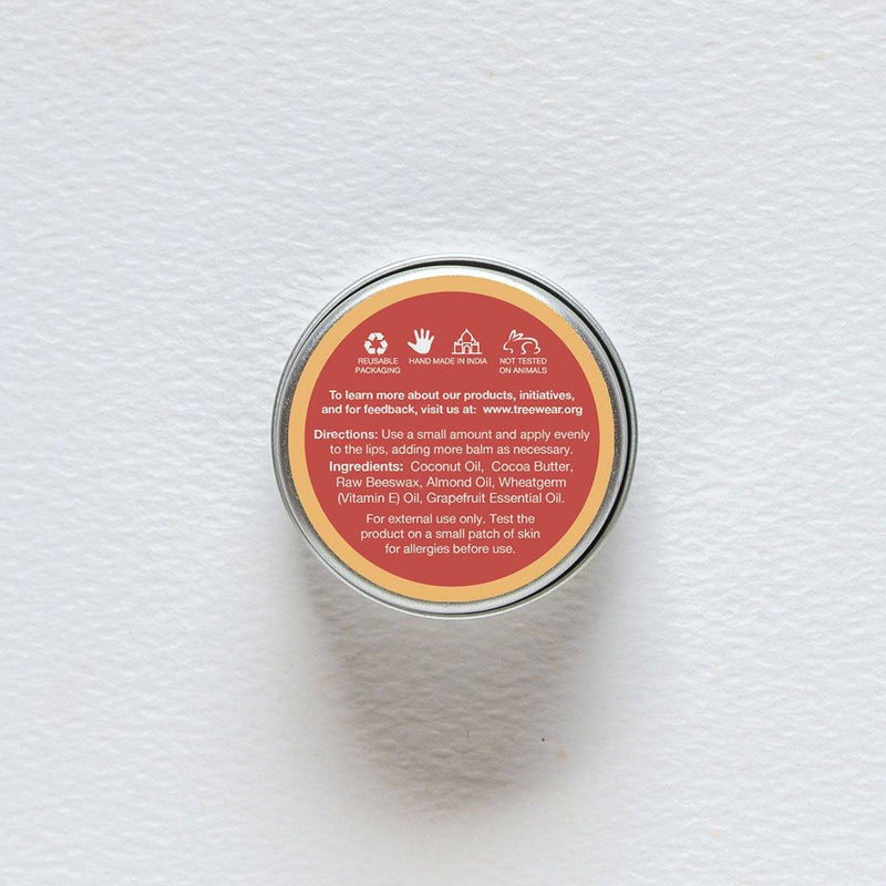 Buy Beeswax Lip Balm - Grapefruit | Shop Verified Sustainable Lip Balms on Brown Living™