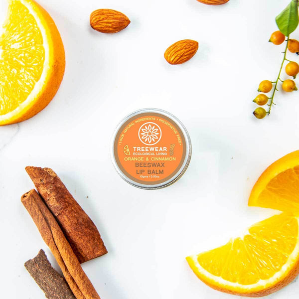 Buy Beeswax Lip Balm - Orange and Cinnamon | Shop Verified Sustainable Lip Balms on Brown Living™