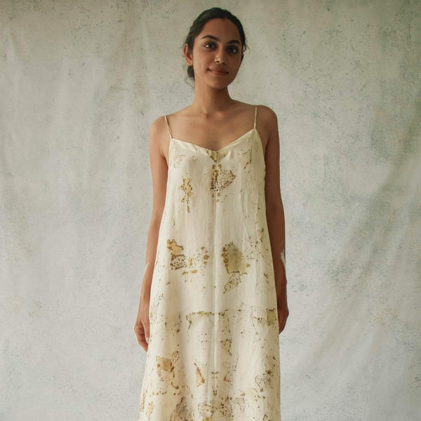 Buy Bits Of Green | Long Slip Dress | Shop Verified Sustainable Womens dress on Brown Living™