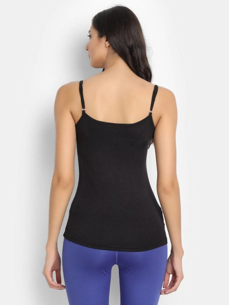 Buy Bamboo Fabric Black Camisole - Pack of 2 | Shop Verified Sustainable Womens Top on Brown Living™