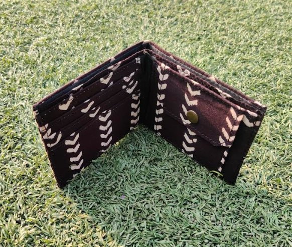 Buy Block Printed Mens Wallet | Shop Verified Sustainable Mens Wallet on Brown Living™