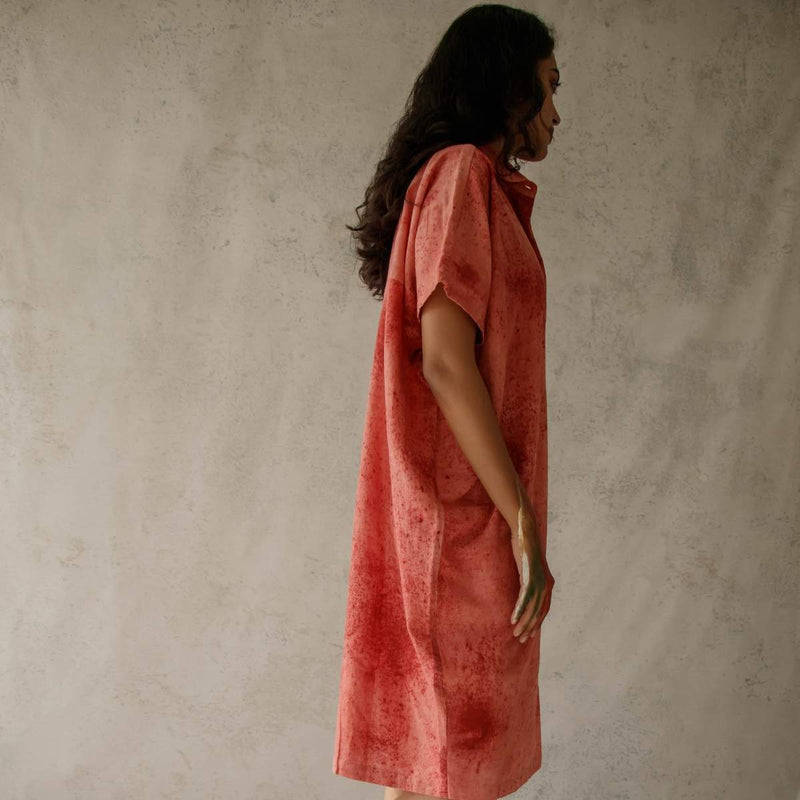 Buy Blush | Shirt Dress | Shop Verified Sustainable Womens dress on Brown Living™