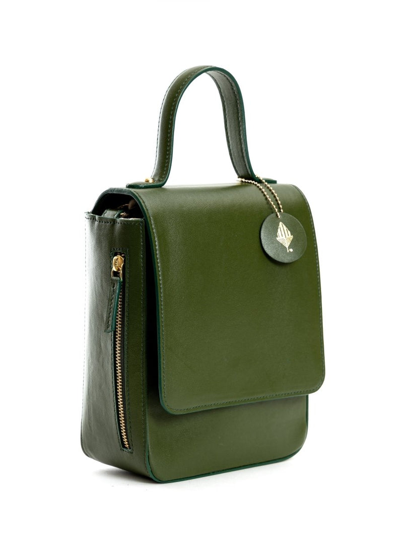 Buy Ceres (Green) | Women's bag made with Cactus Leather | Shop Verified Sustainable Satchel Bag on Brown Living™