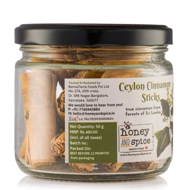 Ceylon Cinnamon Sticks- 50G | Verified Sustainable Seasonings & Spices on Brown Living™