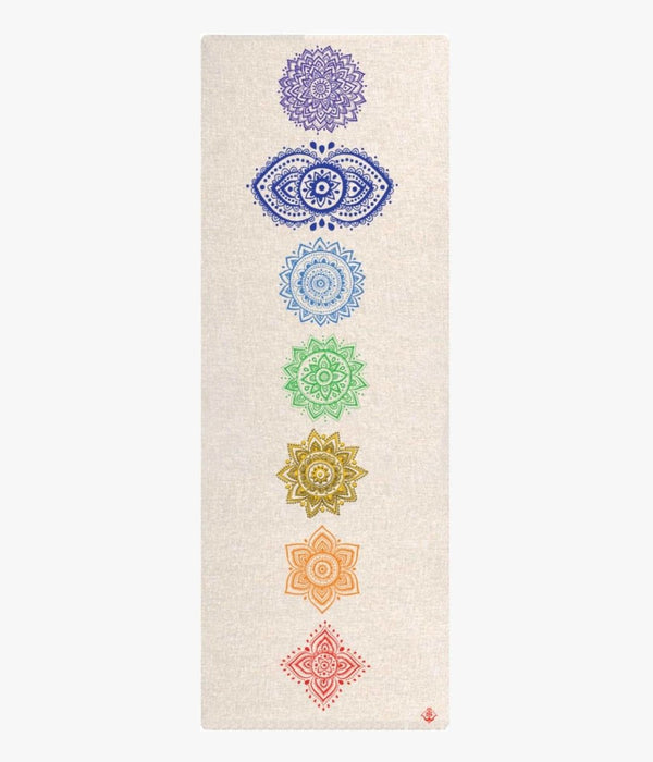 Buy Chakra Hemp Yoga Mat | Shop Verified Sustainable Yoga Mat on Brown Living™