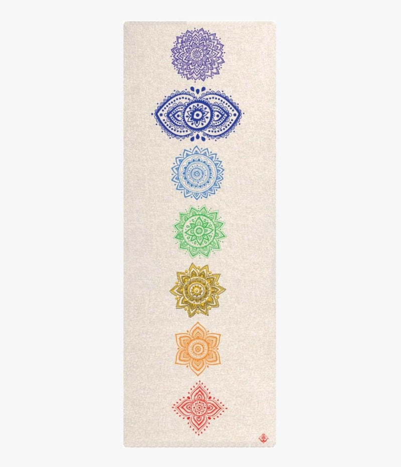 Buy Chakra Hemp Yoga Mat | Shop Verified Sustainable Yoga Mat on Brown Living™