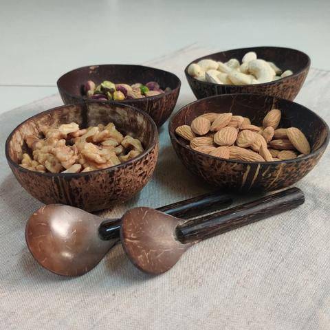 Buy Coconut Shell Spoons | Shop Verified Sustainable Plates & Bowls on Brown Living™