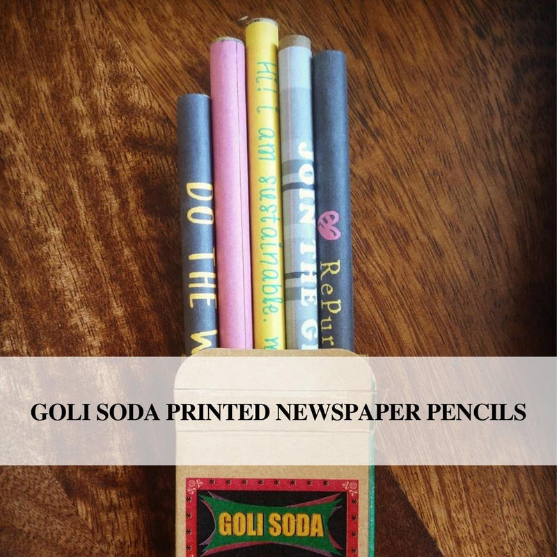 Buy Colour Newspaper Pencils (Pack of 5) | Shop Verified Sustainable Pencils on Brown Living™