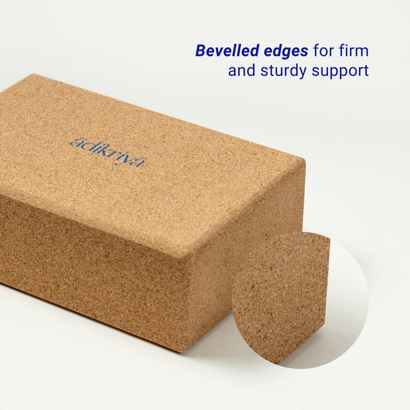 Cork Yoga Blocks (Set of 2) | Verified Sustainable Yoga Block on Brown Living™