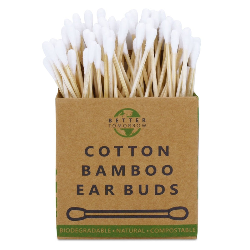 Buy Cotton Bamboo Earbuds - 4 Packs | Shop Verified Sustainable Ear Buds on Brown Living™