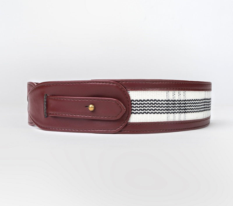 Buy Crossover Dressbelt made with cactus leather | Shop Verified Sustainable Womens Belt on Brown Living™