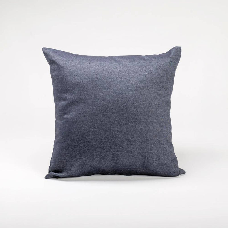 Buy Cushion Cover with Premium Handmade Cotton Fabric - Midnight Blue | Shop Verified Sustainable Covers & Inserts on Brown Living™