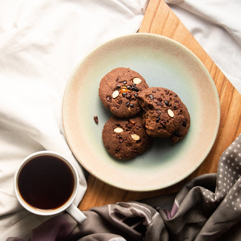 Buy Dark Chocolate - Almond Butter Cookies - Pack of 6 | Shop Verified Sustainable Bakery Items on Brown Living™