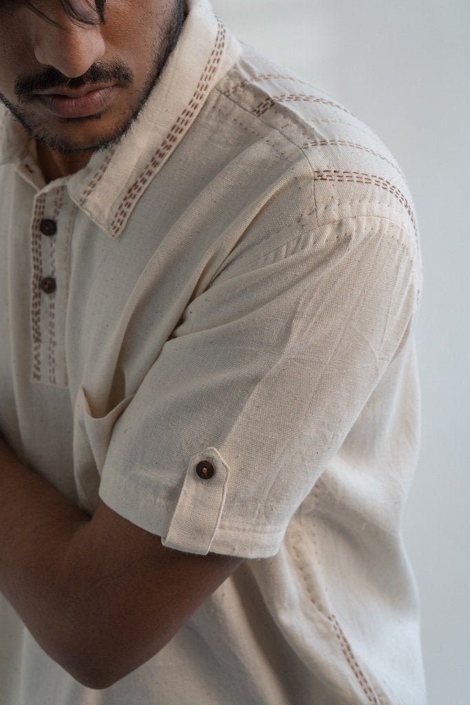 Buy Dawning Half Sleeve Shirt | Shop Verified Sustainable Mens Shirt on Brown Living™