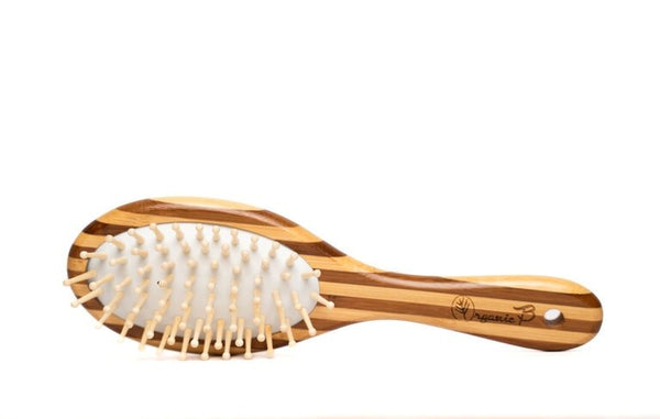 Detangling & Anti-frizz Eco-Glide Tulda Bamboo Paddle Hair Brush | Verified Sustainable Hair Brush on Brown Living™