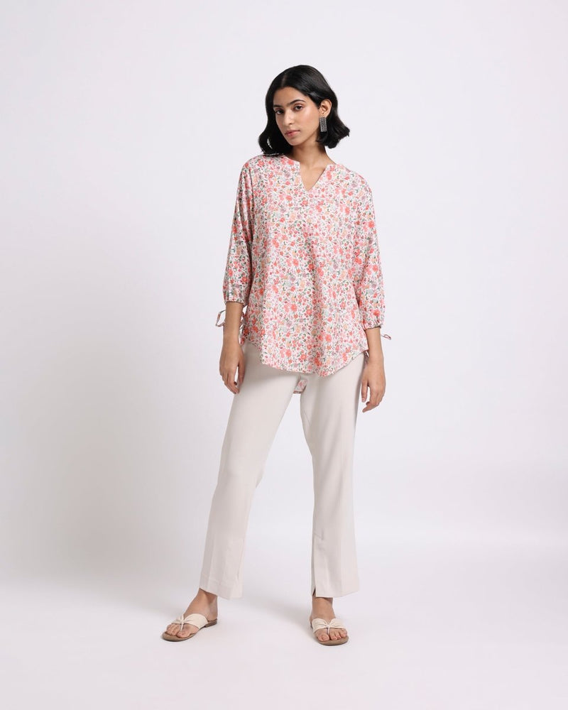 Buy Disty Floral Linen Blouse | Shop Verified Sustainable Products on Brown Living