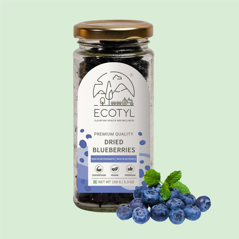 Buy Dried Blueberries | Whole Dried Fruit | Healthy Snack |150g | Shop Verified Sustainable Dried Fruits, Nuts & Seeds on Brown Living™